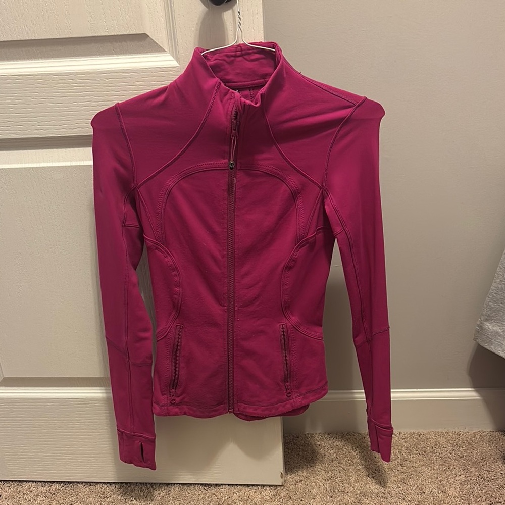 Lululemon Pink Utility Jacket with High Collar